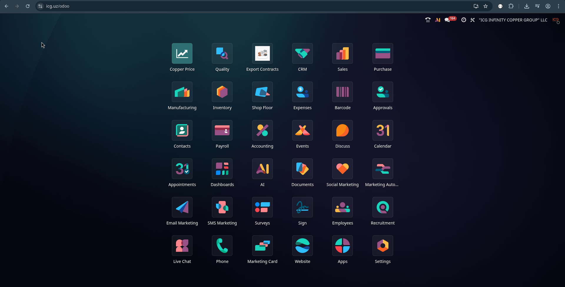 ICG — Infinity Copper Group screenshot 2